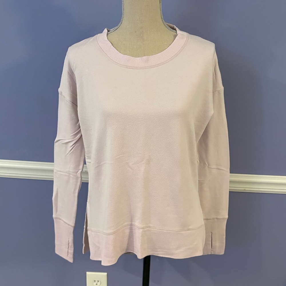 Athleta Soft Pink Fleece Pullover